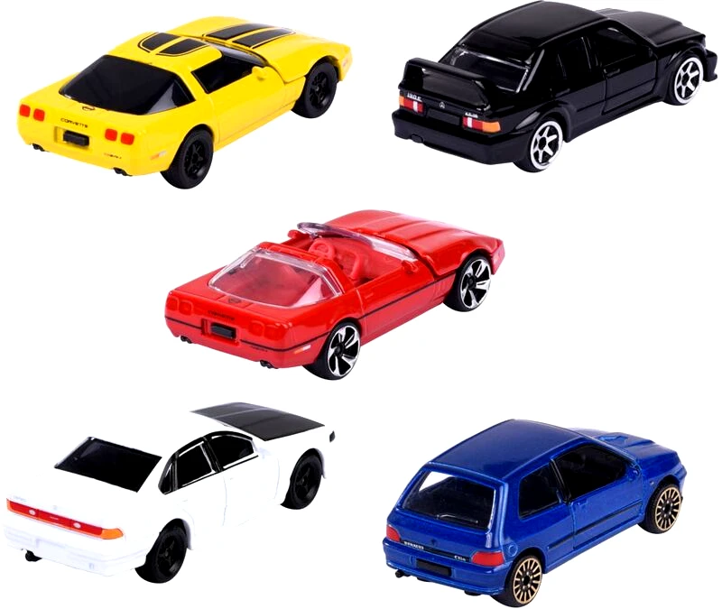Majorette Majorette D/C Giftpack Youngster 90s Σετ 5 Οχήματα 7.5cm (212052021)