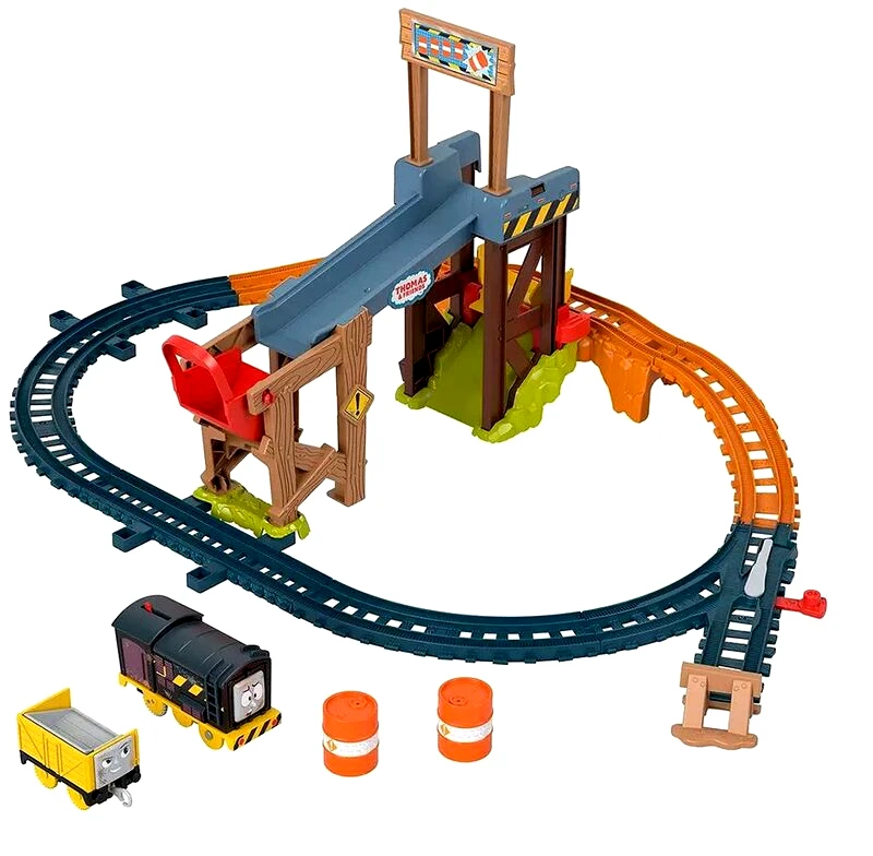Mattel Fisher Price Thomas Πίστα Παράδοσης Φορτίων Με Τον Diesel (JBW20)