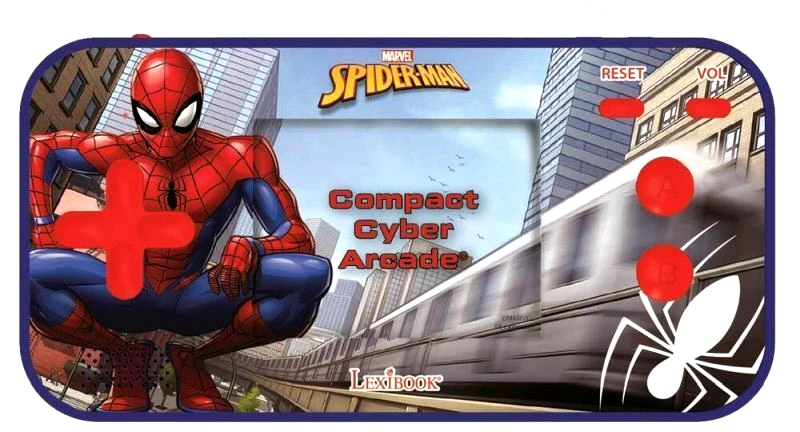 Real Fun Spiderman Ηλεκτρονική Κονσόλα 2,5" Compact Cyber Arcade (JL2367SP)