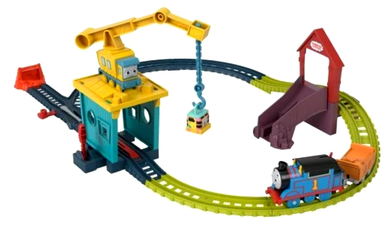 Mattel Fisher Price Thomas Πίστα & Σταθμός Επισκευών Με Την Κάρλι & Τη Σάντι (HDY58)