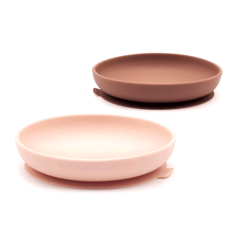 Ekobo Πιάτα Σιλικόνης (2τμχ) Ekobo Ροζ - Terracotta ΕΚΒ90062