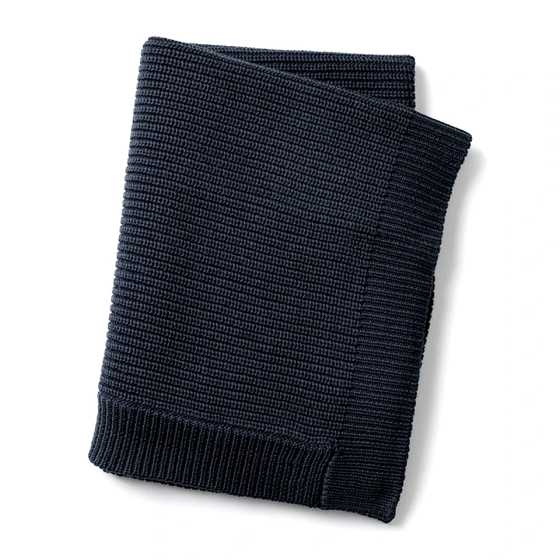 Elodie Κουβέρτα Πλεκτή Αγκαλιάς (75x100) Elodie Wool Knitted Juniper Blue BR75105
