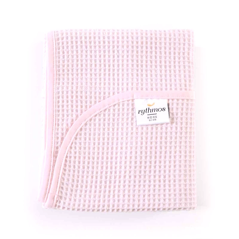 Rythmos Home Κουβέρτα Πικέ Αγκαλιάς (80x90) Rythmos Sweety Pink