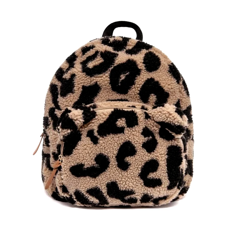 Petit Monkey Σχολική Τσάντα Νηπιαγωγείου (20x10x29) Petit Monkey Leopard PTM-BP34