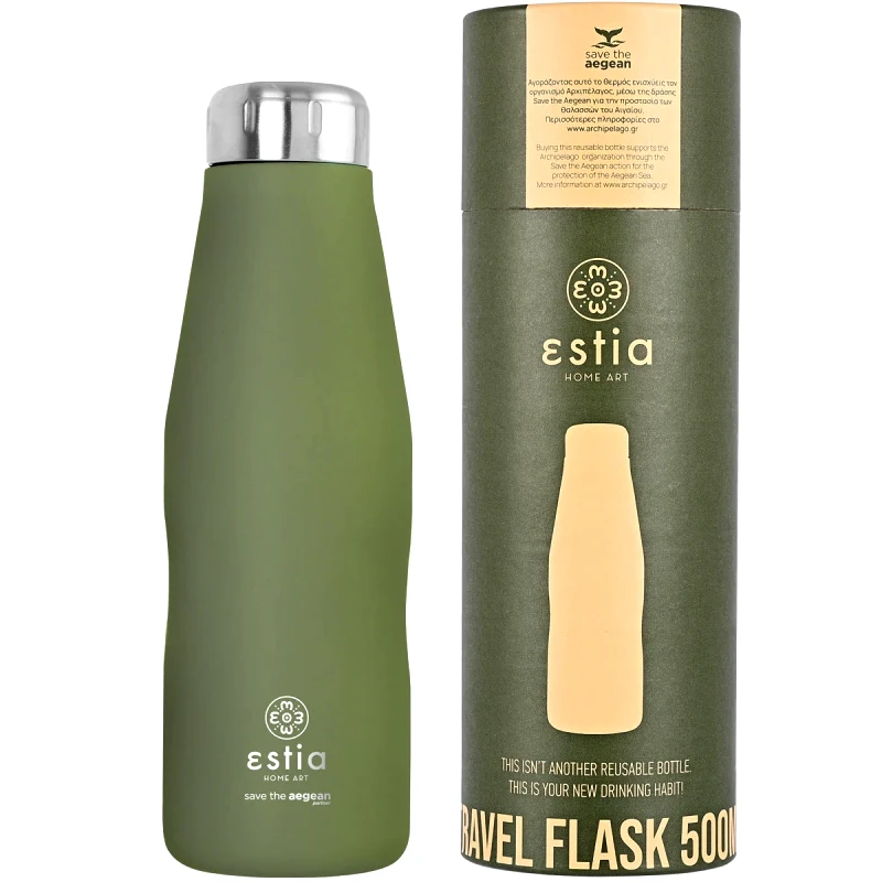 εstia Μπουκάλι Θερμός 500ml Estia Save The Aegean Forest Spirit 01-12069