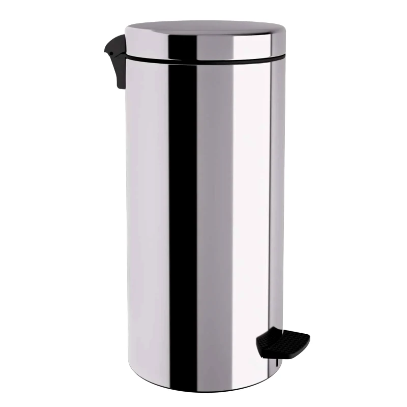 Pam & Co Κάδος Απορριμμάτων (Φ25x53) Pam & Co 20lt 310 Inox