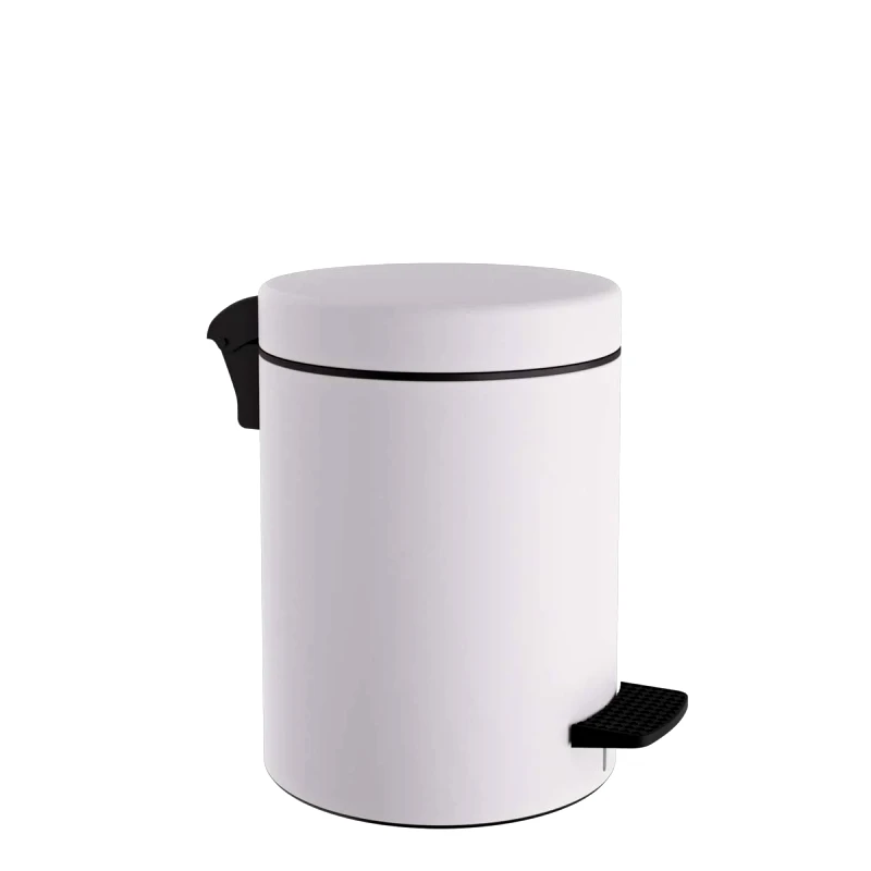 Pam & Co Κάδος Απορριμμάτων Μπάνιου (Φ20x28) Pam & Co 5lt 96 White