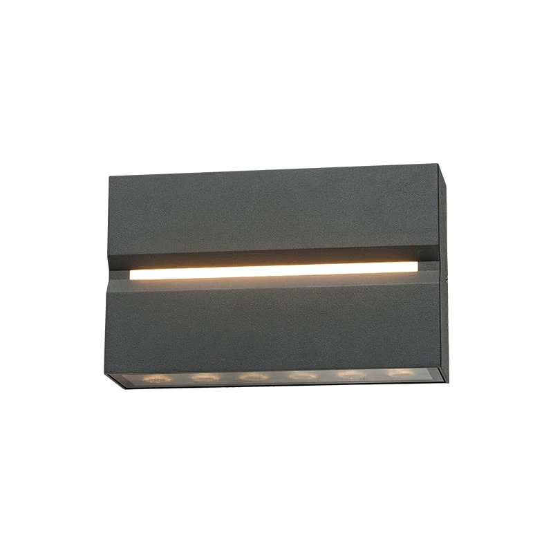 Zambelis Lights Απλίκα Led Εξωτερικού Χώρου Zambelis E272 Graphite