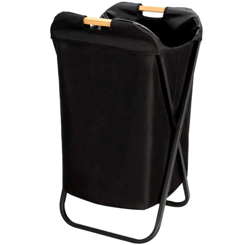 Wenko Καλάθι Απλύτων (42x41x71) Wenko Loft Black 50700100