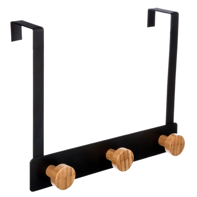 Spitishop Κρεμάστρα Πόρτας 3 Θέσεων F-V Hooks Black 151569A