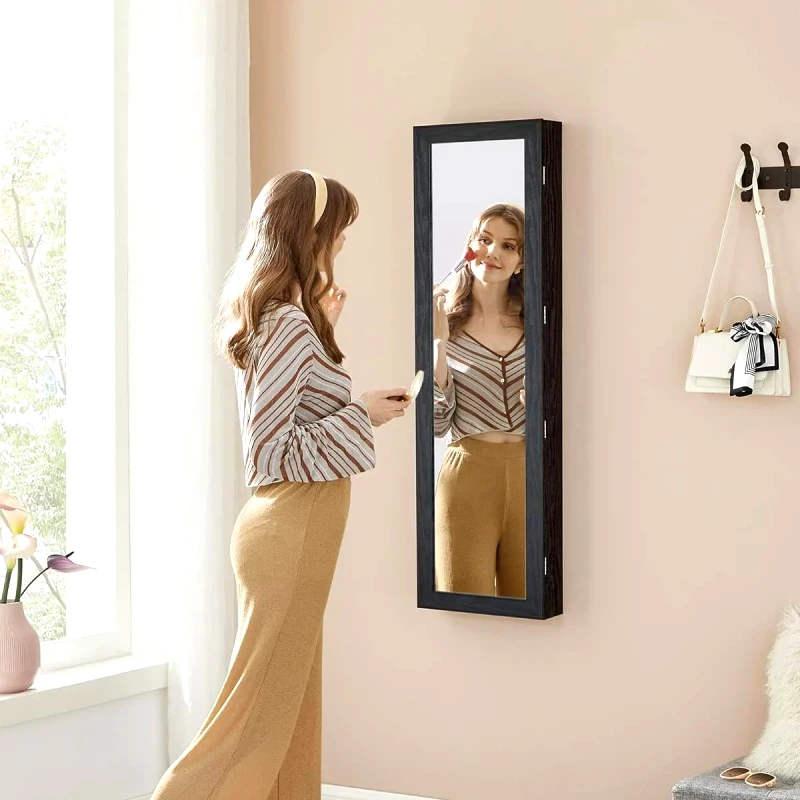 Songmics Καθρέφτης Τοίχου/Κοσμηματοθήκη (37x10x120) Songmics JJC093B01