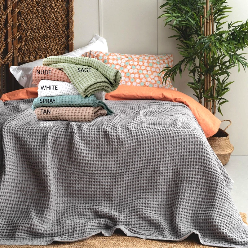 Palamaiki Κουβέρτα Πικέ Μονή (170x240) Palamaiki Linus