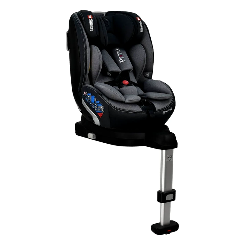 Bebe Stars Κάθισμα Αυτοκινήτου ISOfix (0-7 Ετών/0-25kg) Bebe Stars Prime 360 Grey 915-186