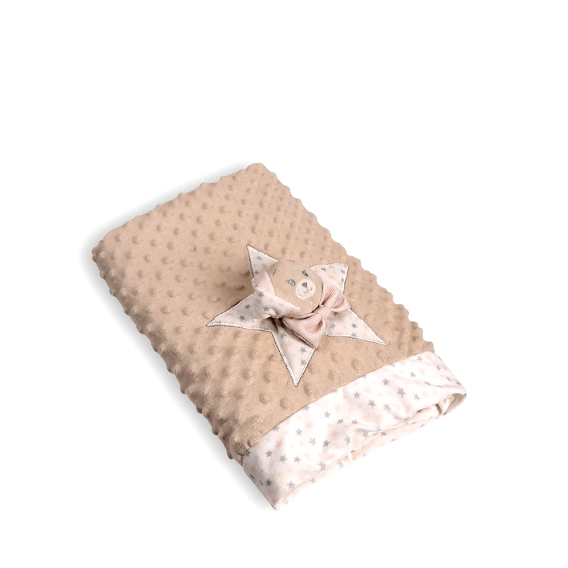 Silk Fashion Κουβέρτα Fleece Κούνιας (100x140) Silk Fashion FSJ161001J Beige