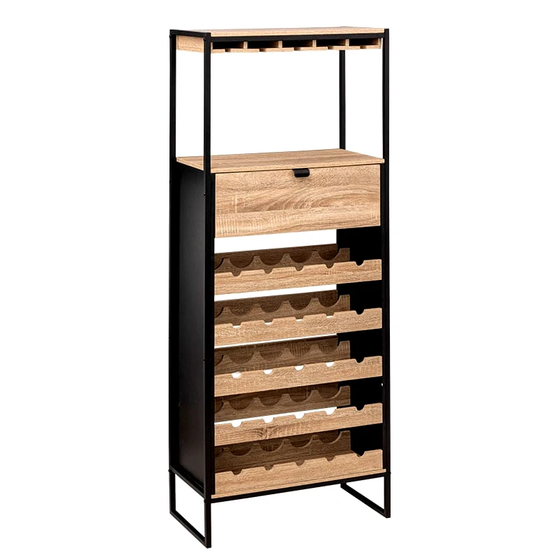 Spitishop Επιδαπέδια Κάβα Ποτών Για 25 Μπουκάλια (60x30x160) F-V Bar Cabinet 189646