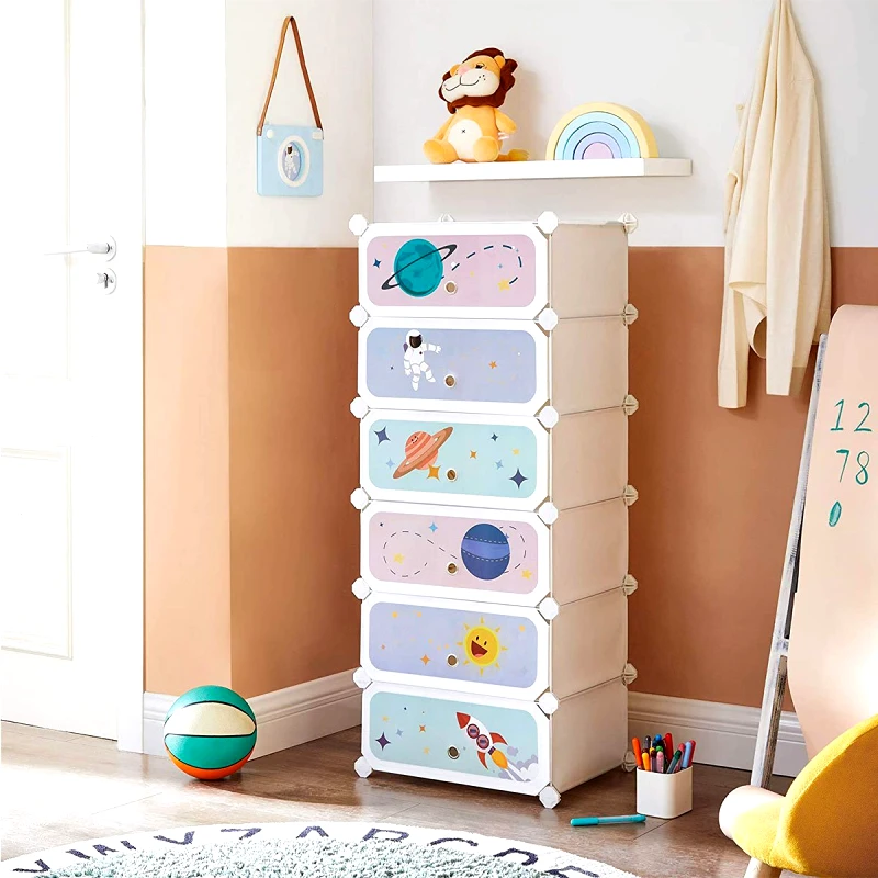 Songmics Παιδικό Έπιπλο Αποθήκευσης 6 Θέσεων (43x35x105) Songmics LPC904W01