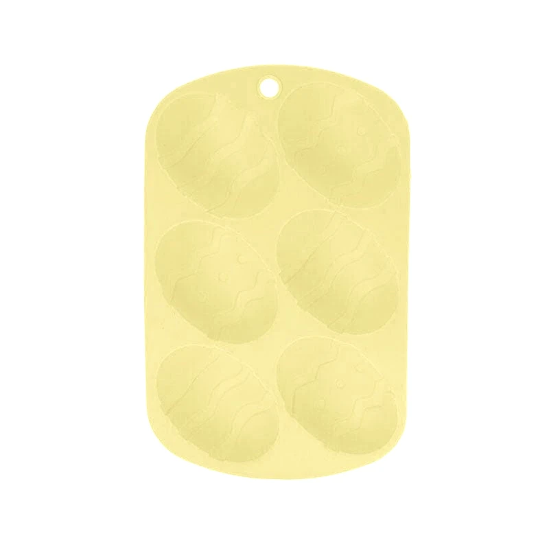 Spitishop Πασχαλινή Φόρμα Σιλικόνης Για 6 Cupcake/Muffin (19.4x13x4.3) K-M Easter Eggs 170491510