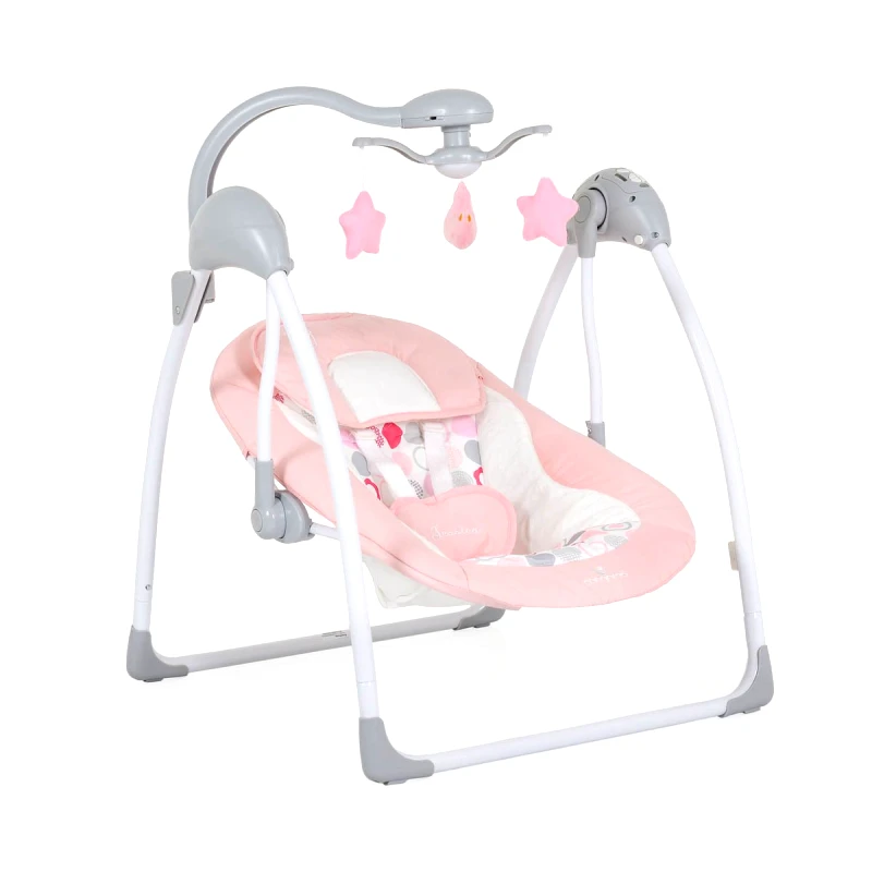 Cangaroo Ηλεκτρικό Ρηλάξ - Κούνια (0-6 Μηνών/Έως 9kg) Cangaroo Jessica Pink