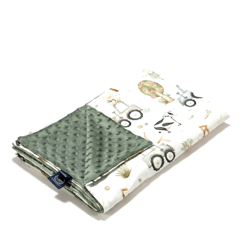La Millou Κουβέρτα Minky Αγκαλιάς (80x100) La Millou ABC Farm Khaki