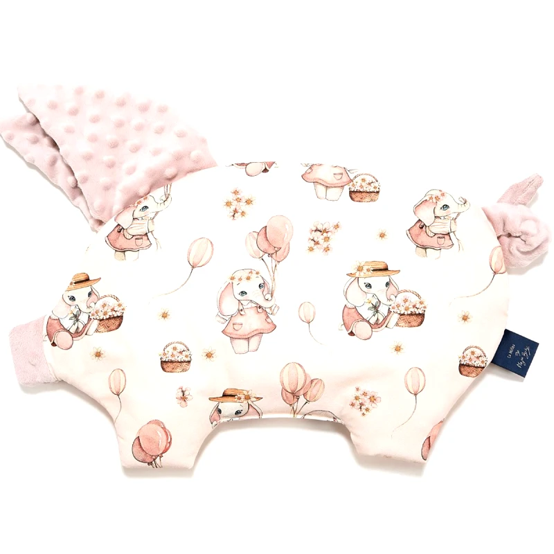 La Millou Βρεφικό Μαξιλάρι Sleepy Pig La Millou Rossie-Smoke Rose