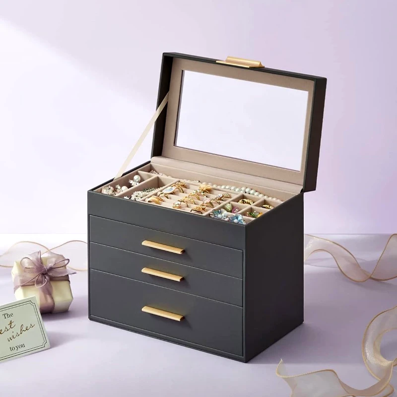 Songmics Μπιζουτιέρα Κουτί Με Συρτάρια (25.1x15.3x21.5) Songmics JBC161C01