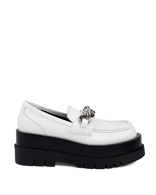 Jeffrey Campbell Γυναικεία Loafers με Μεταλλική Αγκράφα Jeffrey Campbell - Recess - Pl Le