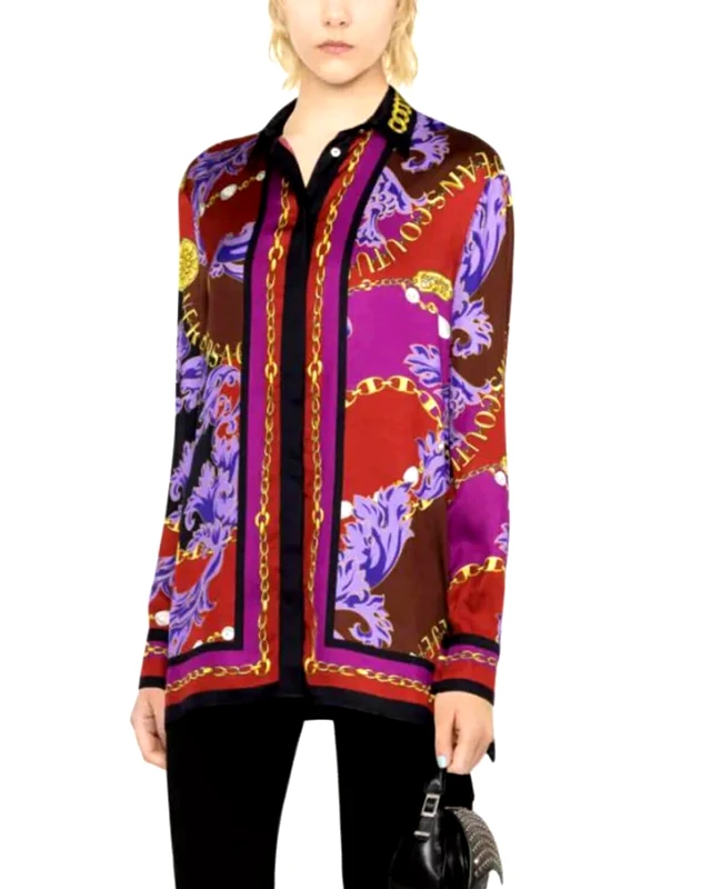 VERSACE JEANS COUTURE Γυναικείο Πουκάμισο Versace Jeans Couture - 75Dp222 Placed 75HAL2P2NS346