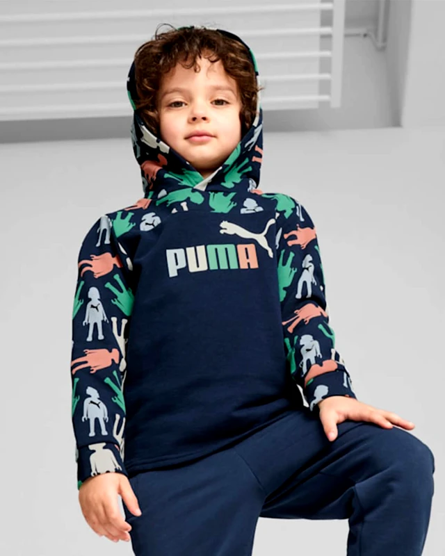 Puma Παιδική Μπλούζα με Κουκούλα Puma - Puma X Playmobil Tr