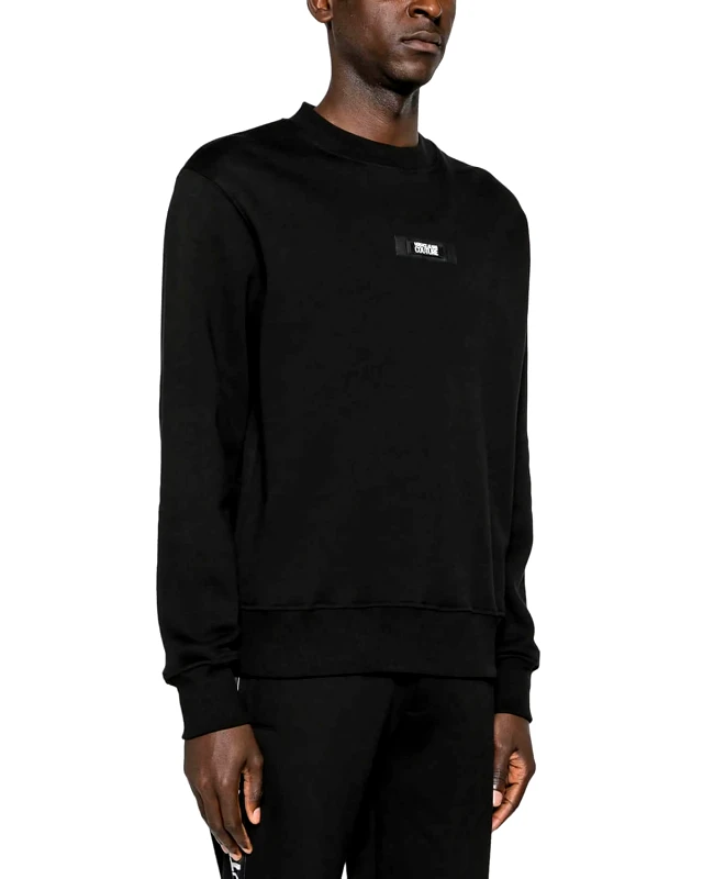 VERSACE JEANS COUTURE Ανδρική Μπλούζα Φούτερ Versace Jeans Couture - 77Up302 R Patch Logo 77GAI3R3F0002 899