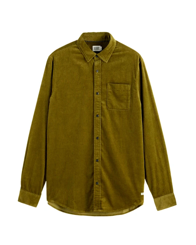 SCOTCH & SODA Ανδρικό Μακρυμάνικο Πουκάμισο Scotch & Soda - Solid Corduroy 178709 SC0445