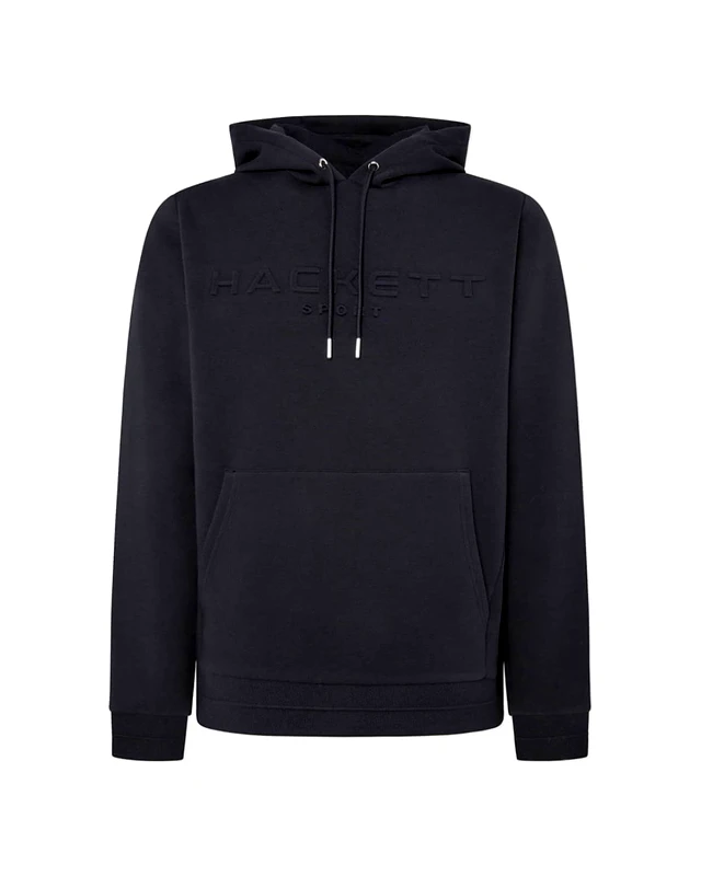 HACKETT Ανδρική Μπλούζα Φούτερ με Κουκούλα Hackett - Drop 3 Hs Embossed Hdy HM581265 999