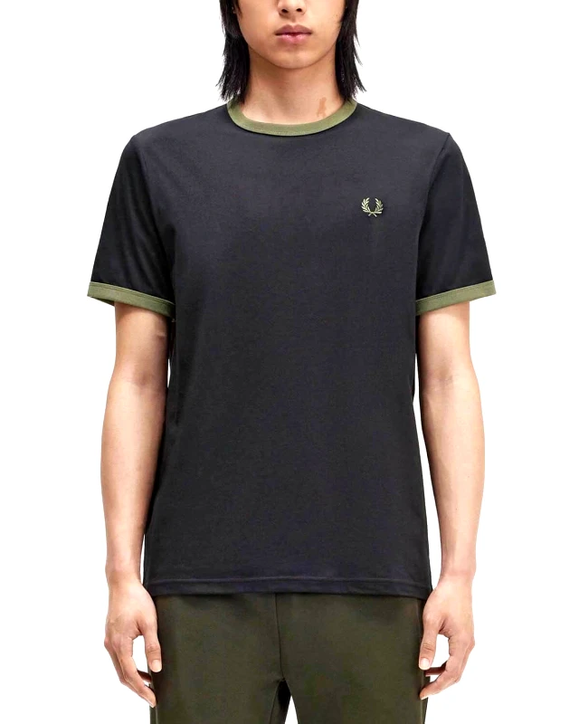 FRED PERRY Ανδρική Κοντομάνικη Μπλούζα Fred Perry - Ringer M3519 X21