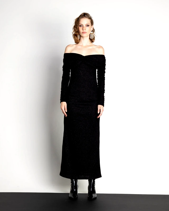 MALLORY THE LABEL Γυναικείο Maxi Φόρεμα Mallory The label - Harmony Knit