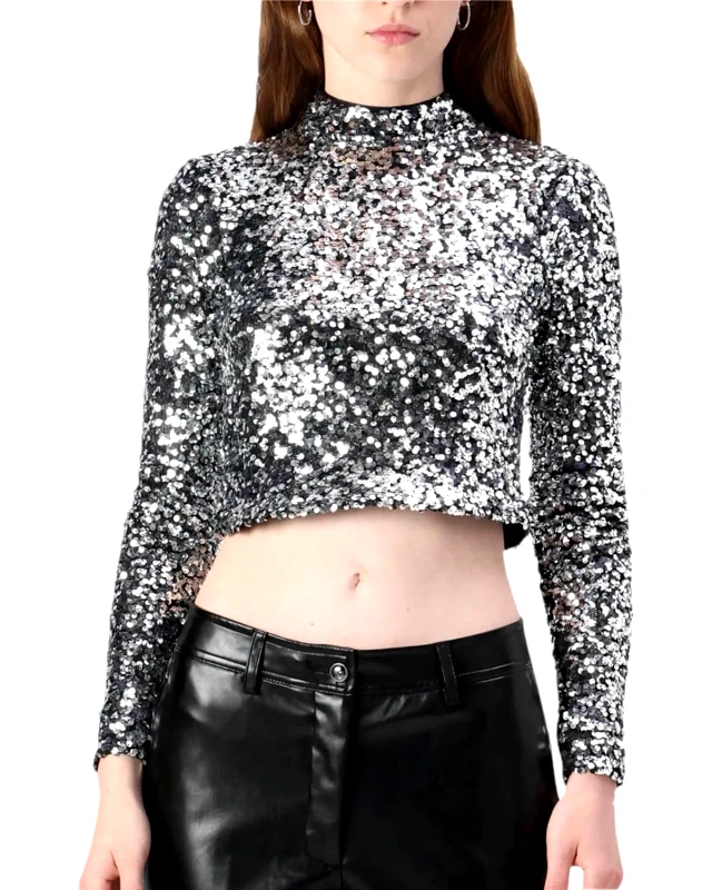 D.K.N.Y Γυναικεία Μακρυμάνικη Μπλούζα DKNY - DJ4T1239 00Y1