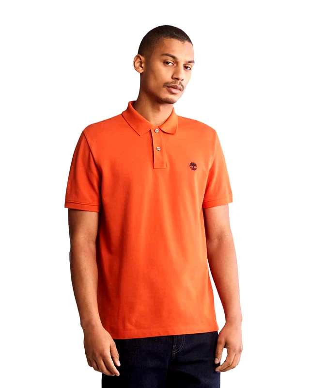 TIMBERLAND Ανδρική Κοντομάνικη Polo Μπλούζα Timberland - 0011 Basic