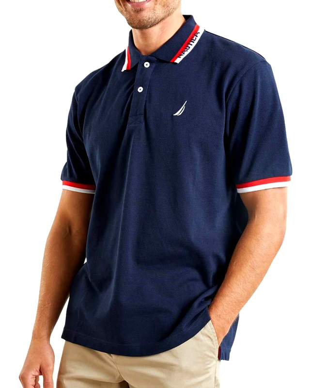 NAUTICA Ανδρική Κοντομάνικη Polo Μπλούζα Nautica - 3NCN1M01624 459