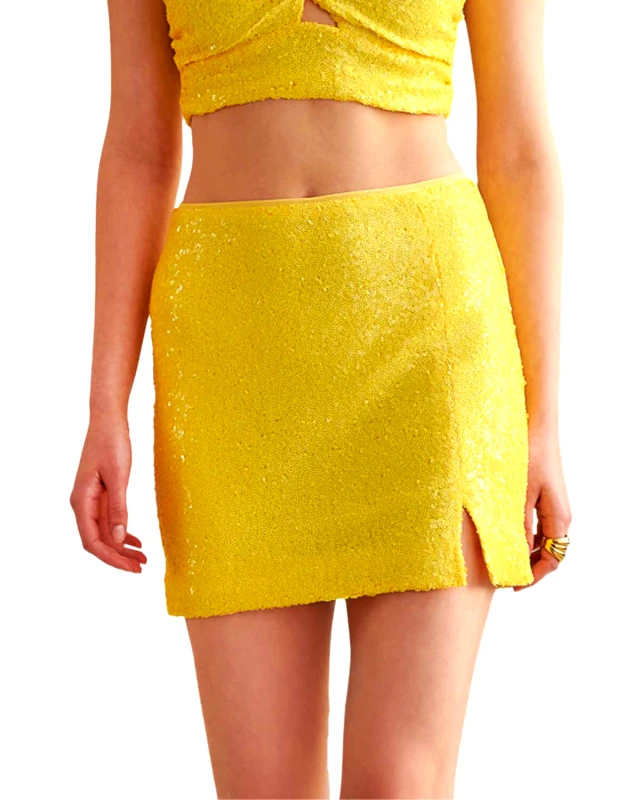 MY T Φουστα S24T8107 yellow