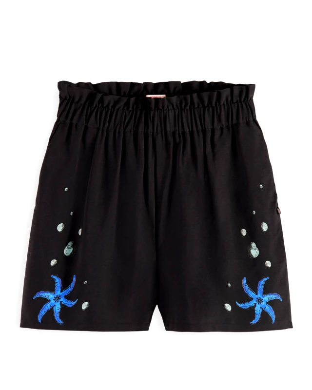 SCOTCH & SODA Γυναικείο Σορτς Scotch & Soda - Printed Pull On