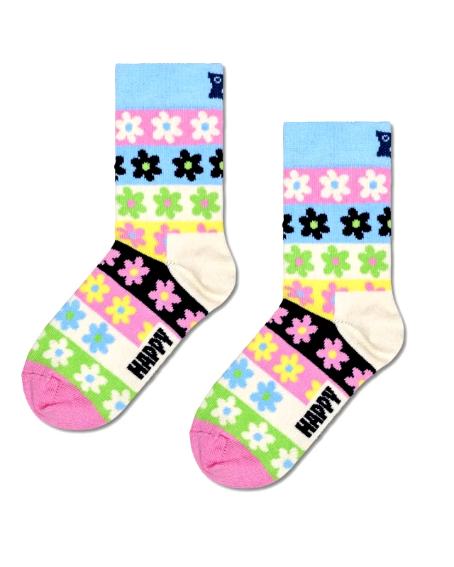 HAPPY SOCKS Παιδικές Κάλτσες Happy Socks - Kids Flower Stripe