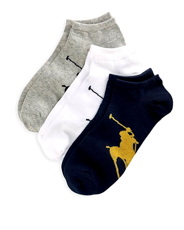 POLO RALPH LAUREN Ανδρικές Κάλτσες Polo Ralph Lauren 3 Ζευγάρια - Bpp Sole-Ped 449655205002 999