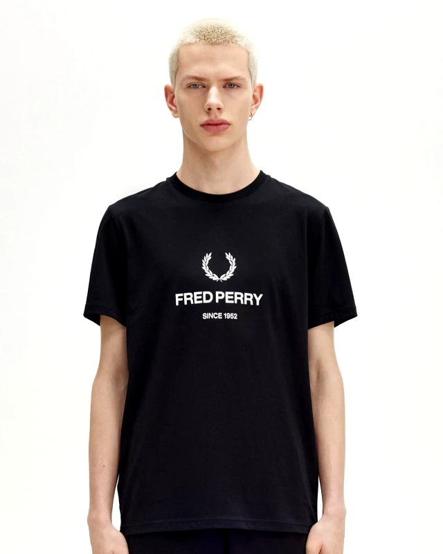 FRED PERRY Ανδρική Κοντομάνικη Μπλούζα Fred Perry - Fred Perry Graphic