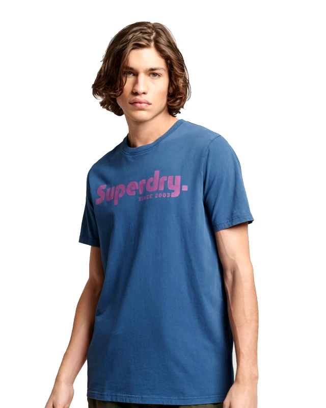 SUPERDRY Ανδρική Κοντομάνικη Μπλούζα Superdry - D2 Ovin Vintage Terrain Classic