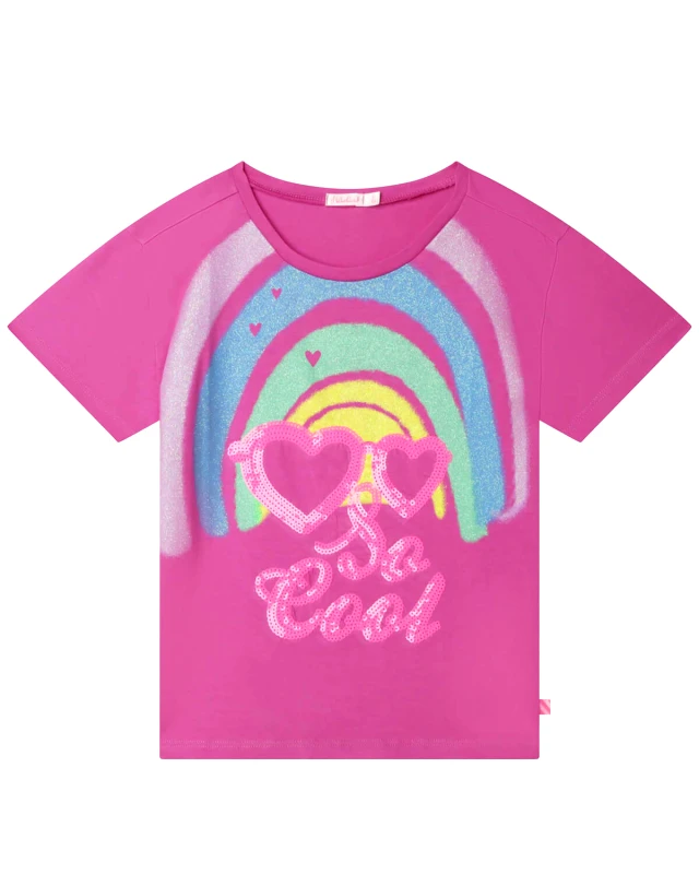 BILLIEBLUSH Παιδική Κοντομάνικη Μπλούζα Billieblush - 5B31