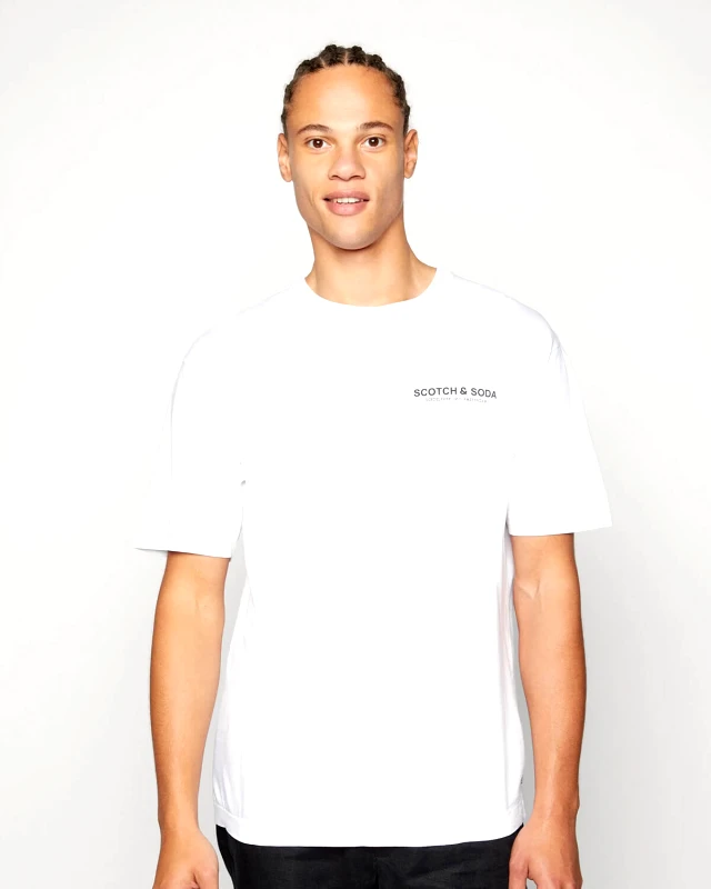SCOTCH & SODA Ανδρική Κοντομάνικη Μπλούζα Scotch & Soda - Photoprint Graphic