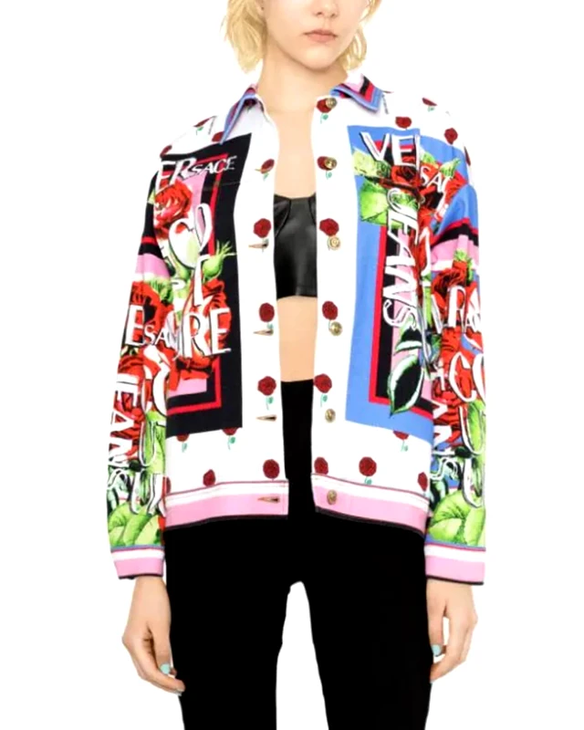 VERSACE JEANS COUTURE Γυναικείο Τζιν Jacket Versace Jeans Couture - Easy Panel Bull Gall