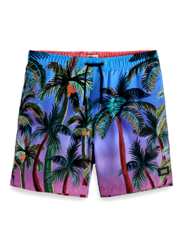 SCOTCH & SODA Ανδρικό Σορτς Μαγιό Scotch & Soda - Mid Length Placement Printed
