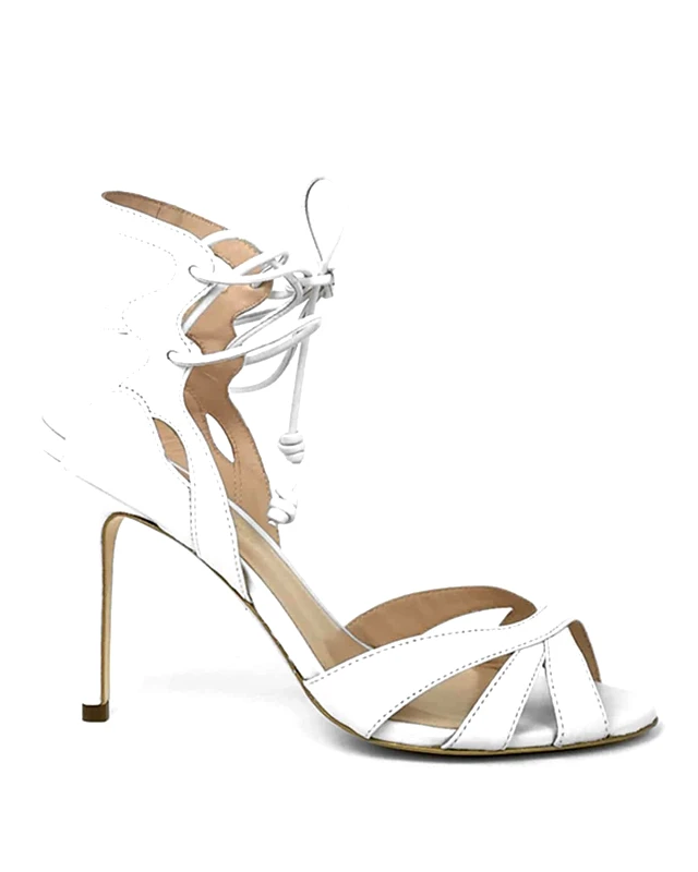 GOLD&ROUGE Γυναικεία Πέδιλα με Δετό Λουρί Αστραγάλου Gold&Rouge - Boti