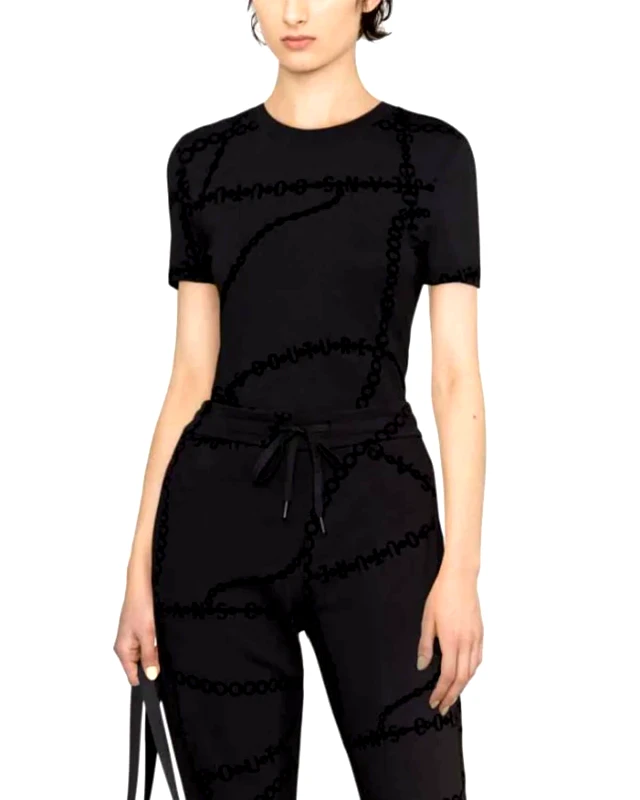 VERSACE JEANS COUTURE Γυναικεία Κοντομάνικη Μπλούζα Versace Jeans Couture - 75Dp608 Co 75HAH608JS216
