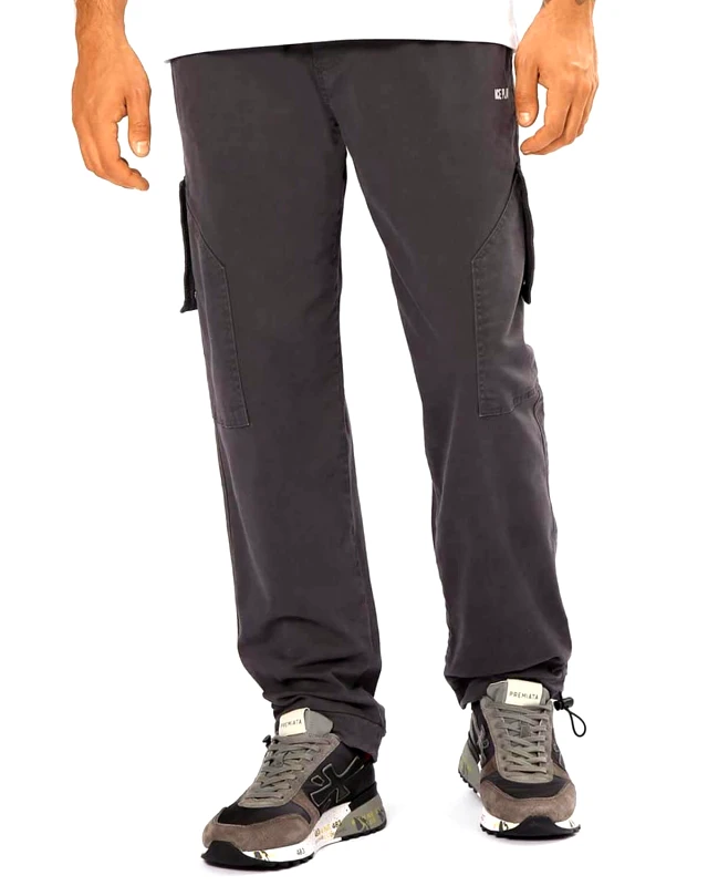 ICE PLAY Παντελονι Pantalone Tessuto 23IU1M0B1016203 8758 grigio