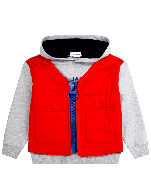 LITTLE MARC JACOBS Παιδικό Φούτερ με Κουκούλα Little Marc Jacobs - 5565 J